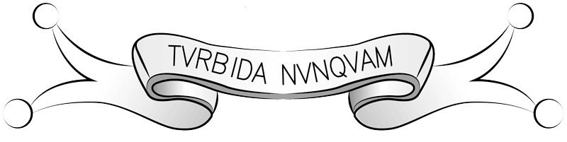 Turbida nunquam: the motto on the Dal Pozzo della Cisterna coat of arms